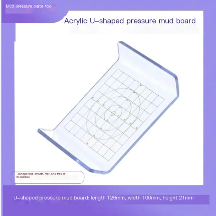 Acrylic Clay Cutting Mat for DIY Sculpting Tools