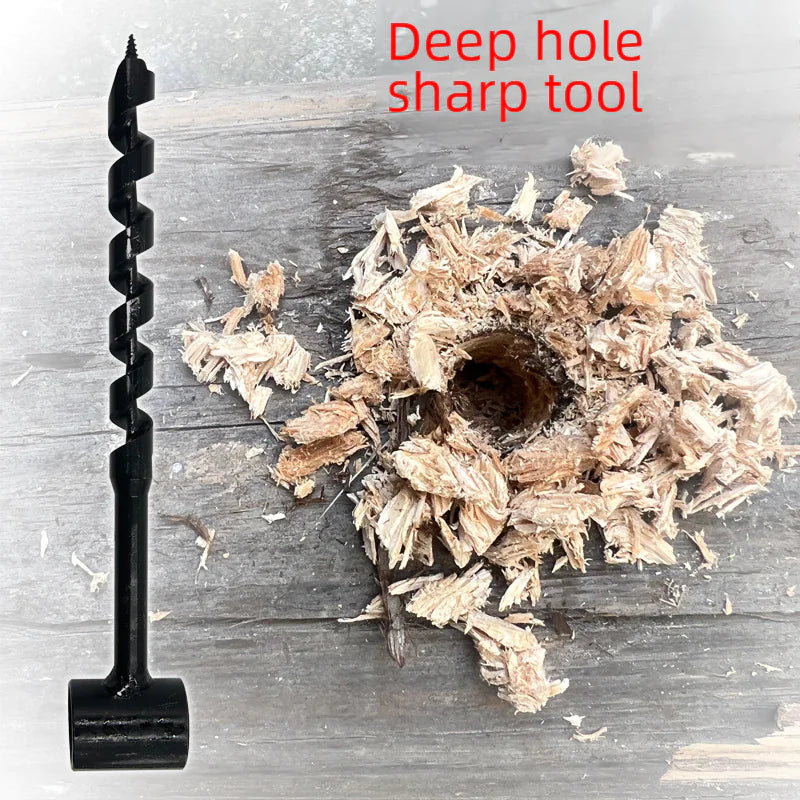 Manual Twist Drill Bit 25mm for Outdoor Woodworking