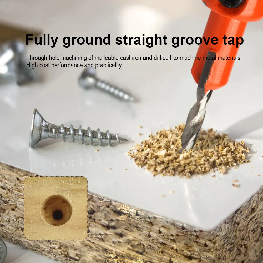 Woodworking Step Drill and Countersink Drill Set