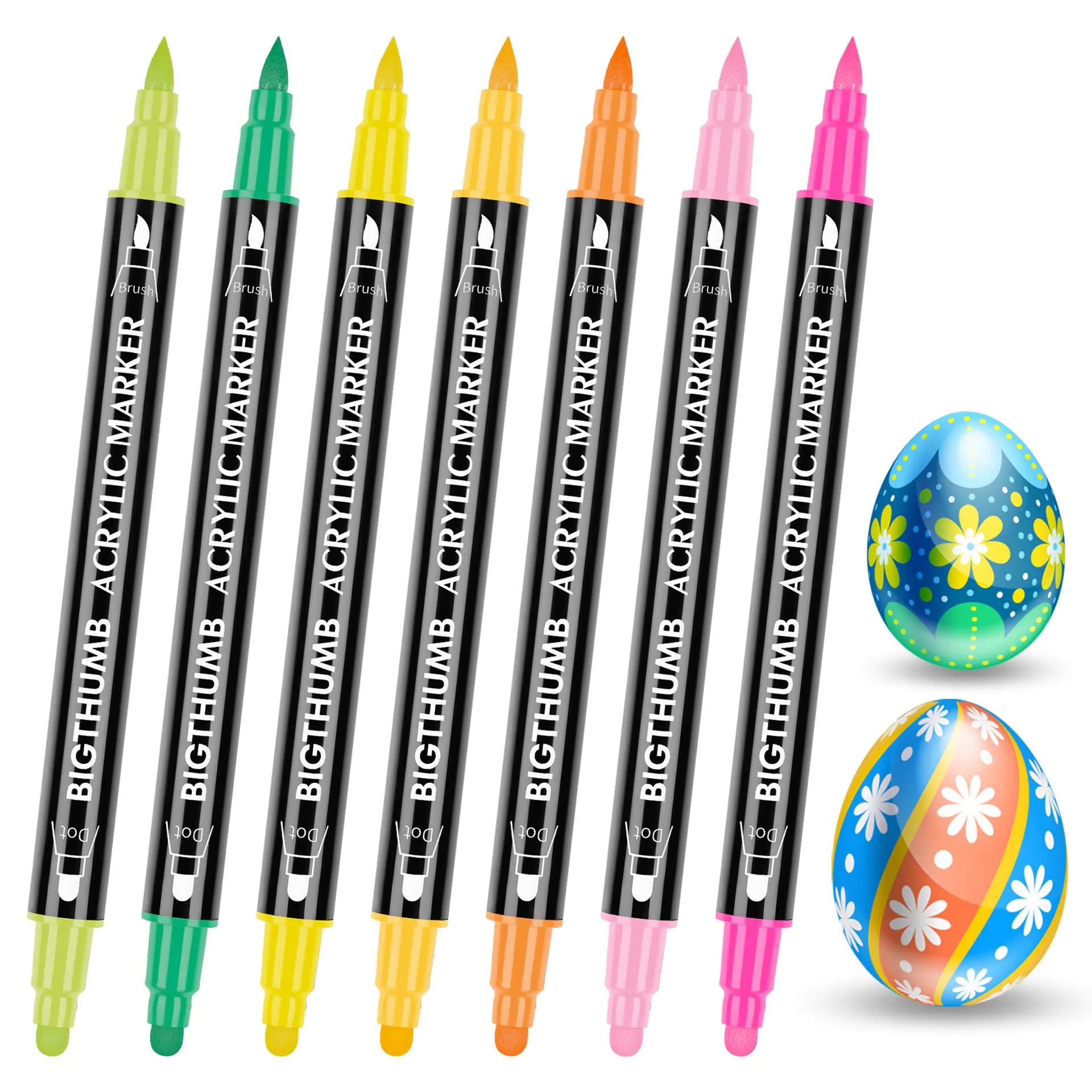 Acrylic Dual-Head Marker Pens for Art and DIY Projects