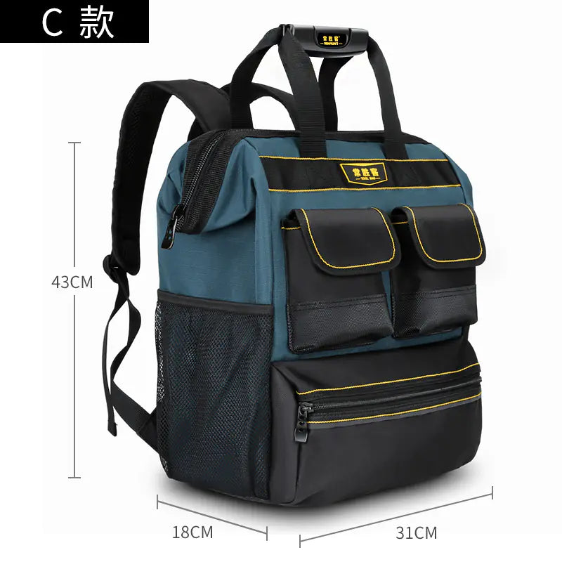 "Champs Backpack for Electricians - Large Capacity Tool Bag"