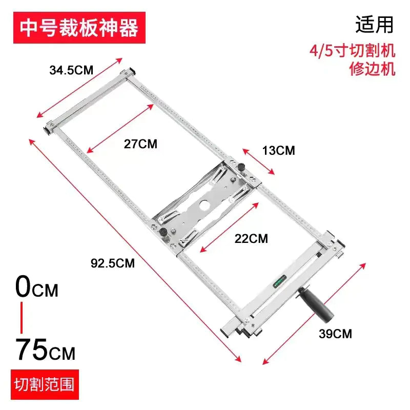 Multifunctional Marble Cutting Saw with Base Support