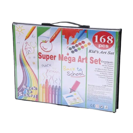 168PC Watercolor Pen Art Set for Kids and Artists