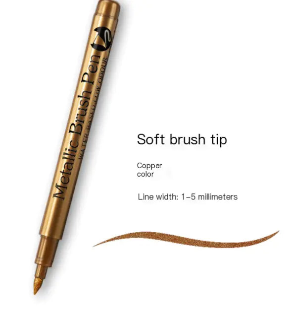 Metallic Color Craft Pen for DIY Painting and Signatures