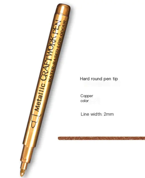 Metallic Color Craft Pen for DIY Painting and Signatures