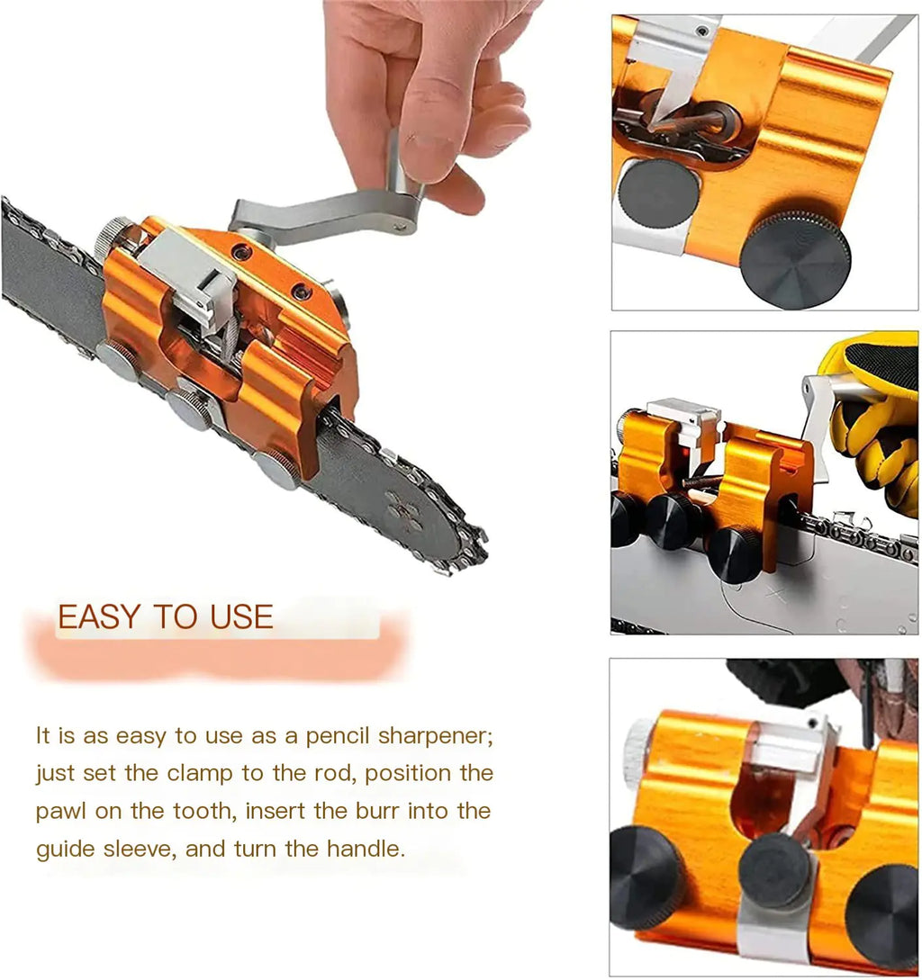 Manual Chain Sharpener for Chainsaws and Saws