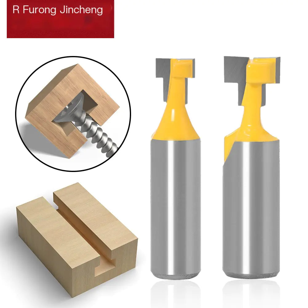 Woodworking Router Bit Set with Locking Mechanism