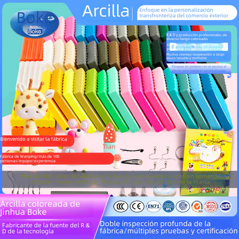 Polymer Clay Kit with Molds and Tools (Wholesale)