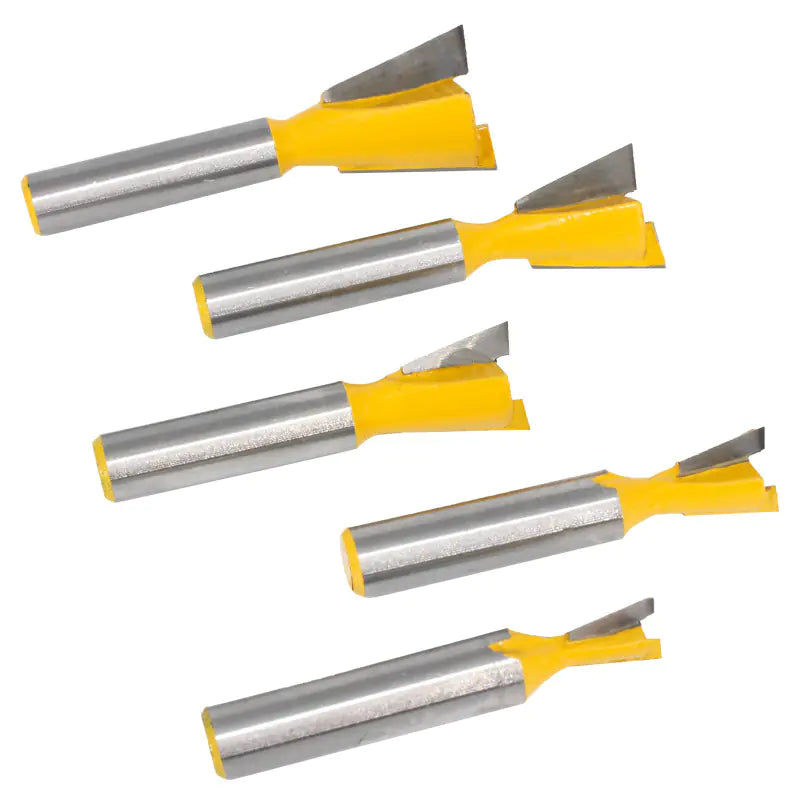 8-Piece Tapered Router Bits Set for Woodworking