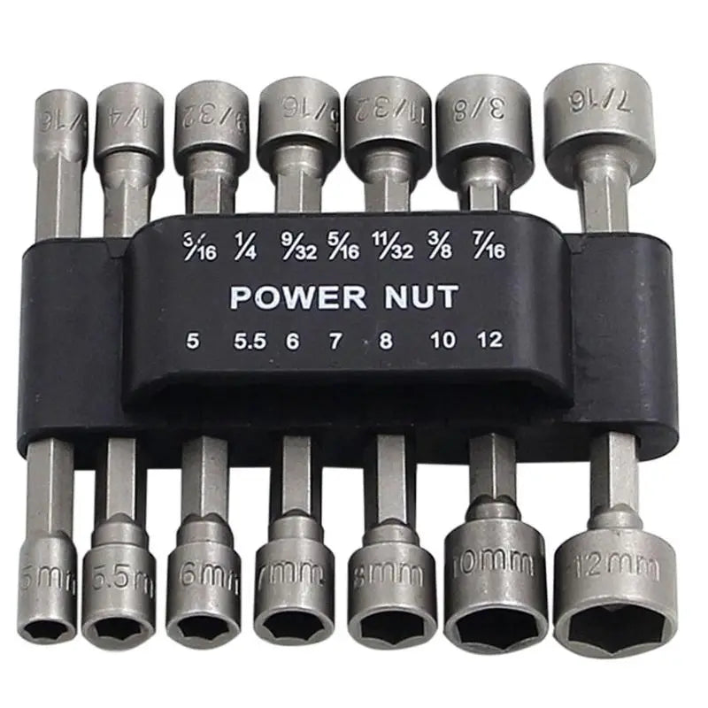 14pcs Magnetic Hex Socket Wrench Set with Drill Tools