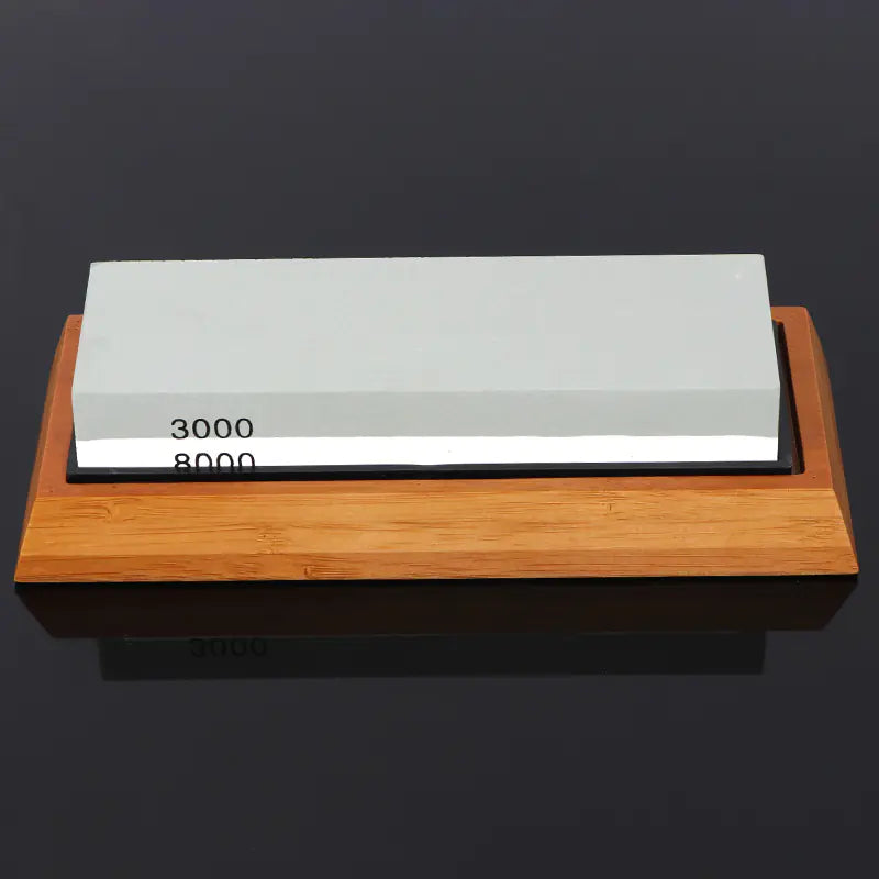 3000/8000 Grit Dual-Sided Whetstone with Base