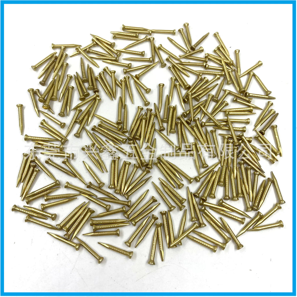 Round Head Brass Nails for Woodworking and Art