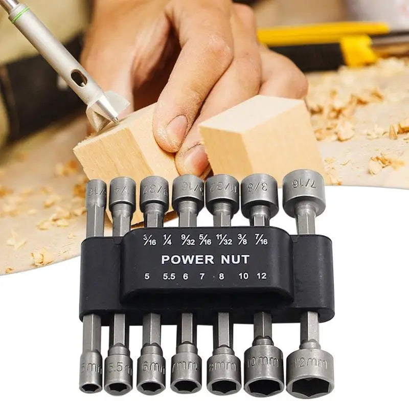 14pcs Magnetic Hex Socket Wrench Set with Drill Tools