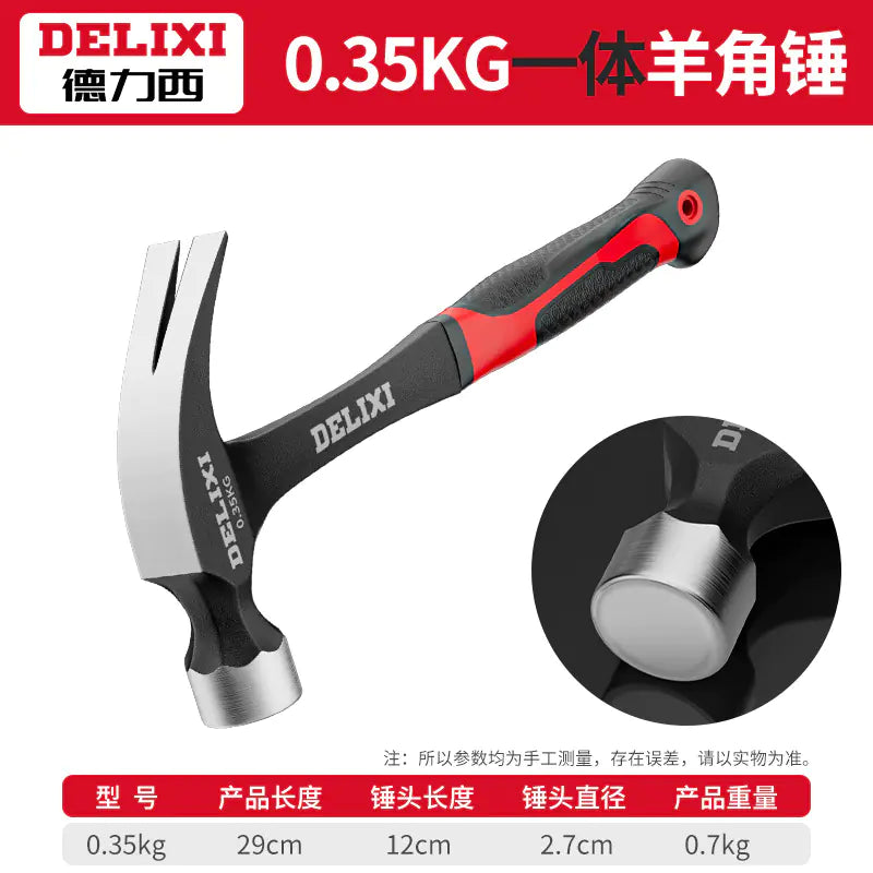 Delixi Multifunctional Claw Hammer for Woodworking