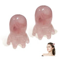 NIIIYTYB 2Pcs Head Massage Tool Scalp Massage Tools Hair Comb Scalp Scraper Tool Chinese Head Spa Tools for Deep Relaxation Head Massager Tool Scalp Tool Full Body 8 Legged Acupressure Massager Pink