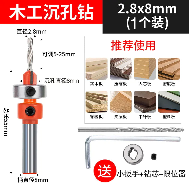 Heavy-Duty Round Hole Punch Tool for Woodworking
