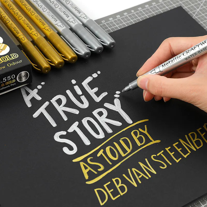 Metallic Color Craft Pen for DIY Painting and Signatures