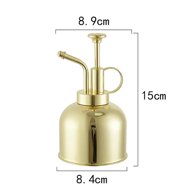 Vintage Brass Gold Mini Kettle Fogger Sprayer Pot