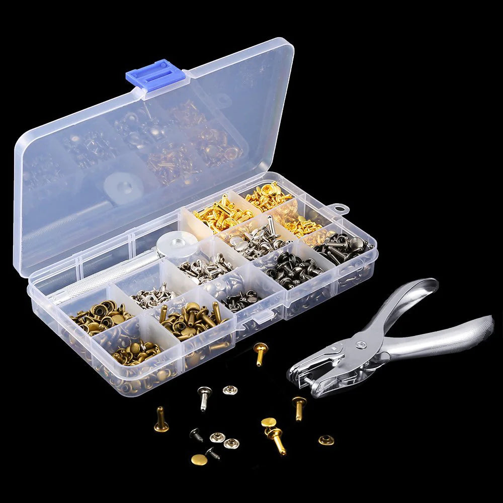 360 Sets of 6mm/8mm Double-Sided Rivets with Tools