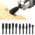 5-Piece Woodworking Shaped Rotary File Set