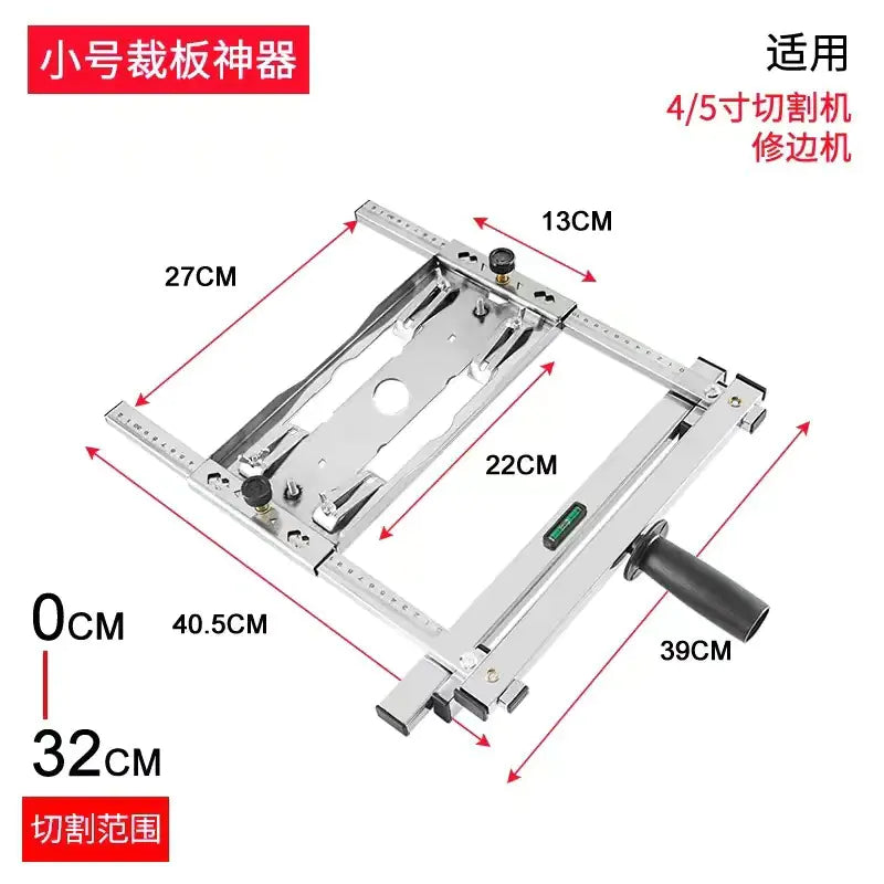 Multifunctional Marble Cutting Saw with Base Support