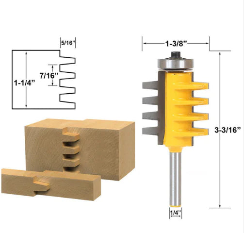 High-Quality Tapered Dovetail Router Bit for Woodworking