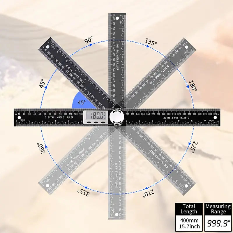 7 Inch Digital Angle Finder Protractor for Woodworking