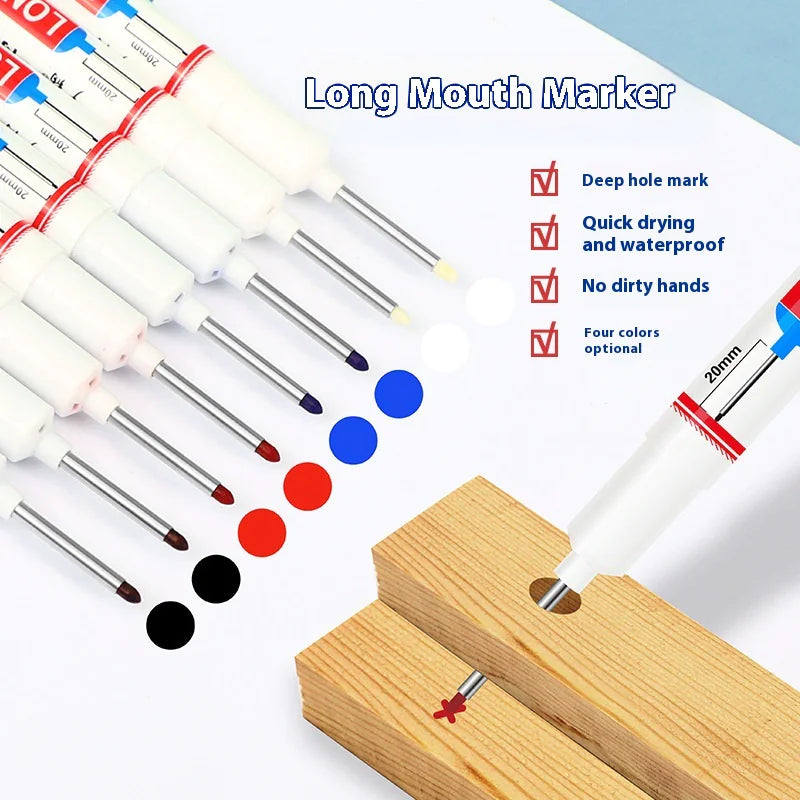 Guangna Long Mouth Oily Marking Pen Construction Site Woodworking Special