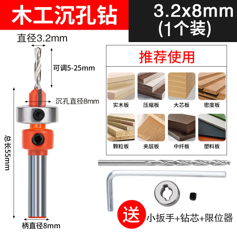 Heavy-Duty Round Hole Punch Tool for Woodworking
