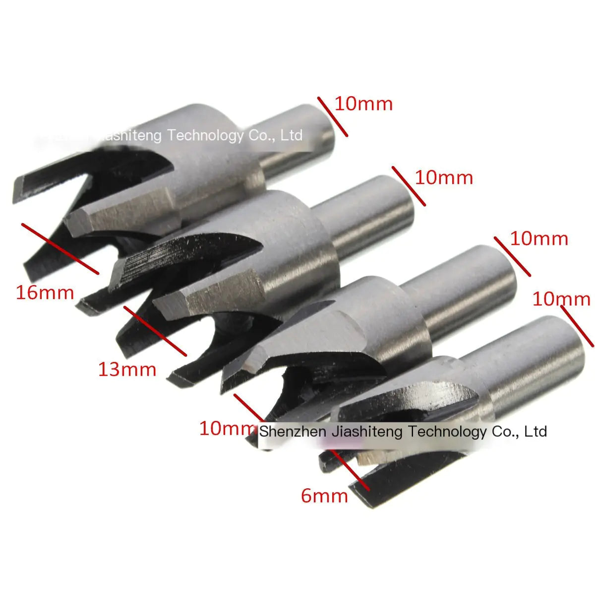 8-Piece Wood Plug Drill Set with Hole Saw Bits