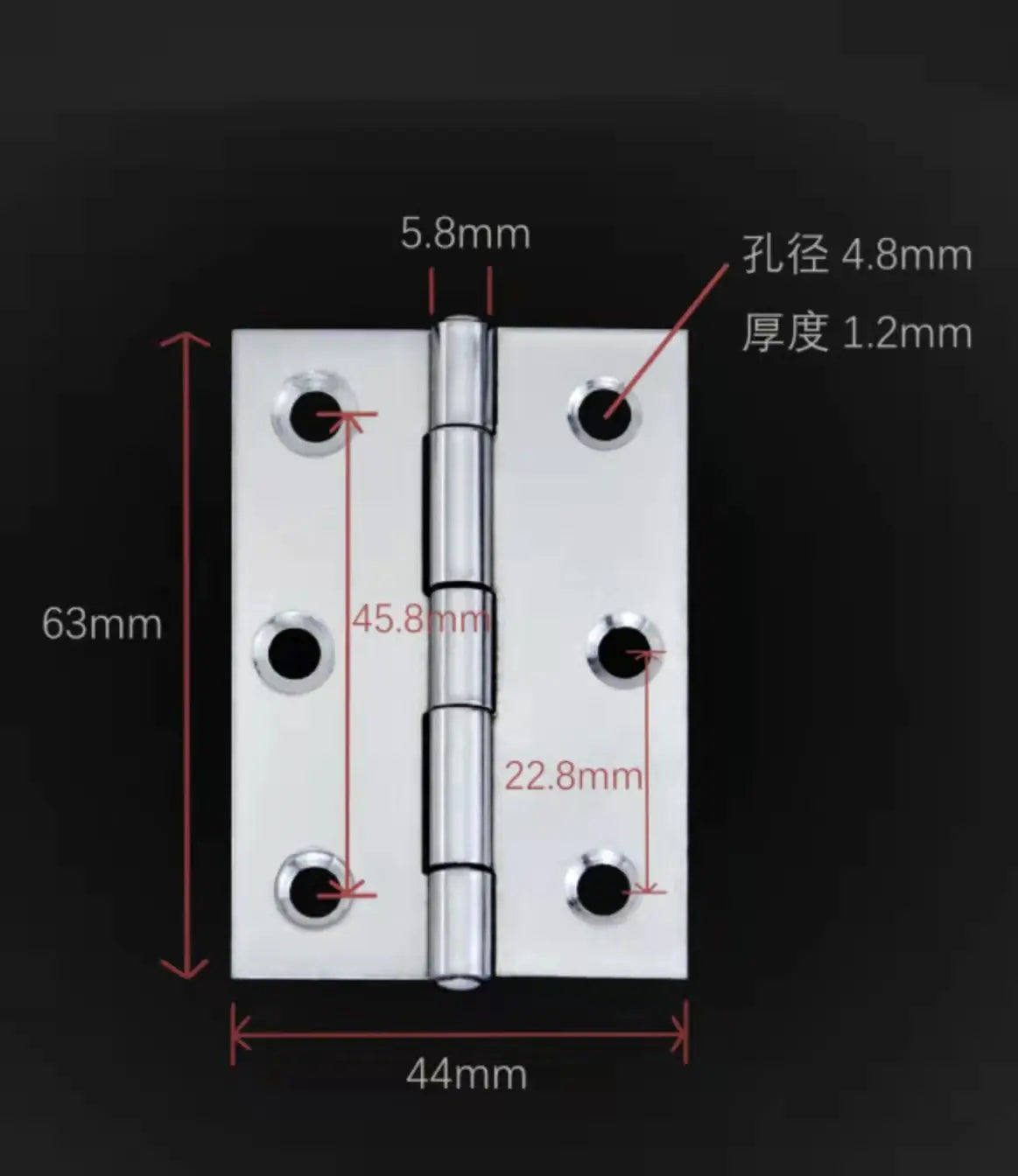 304 Stainless Steel Hinges for Doors - Wholesale