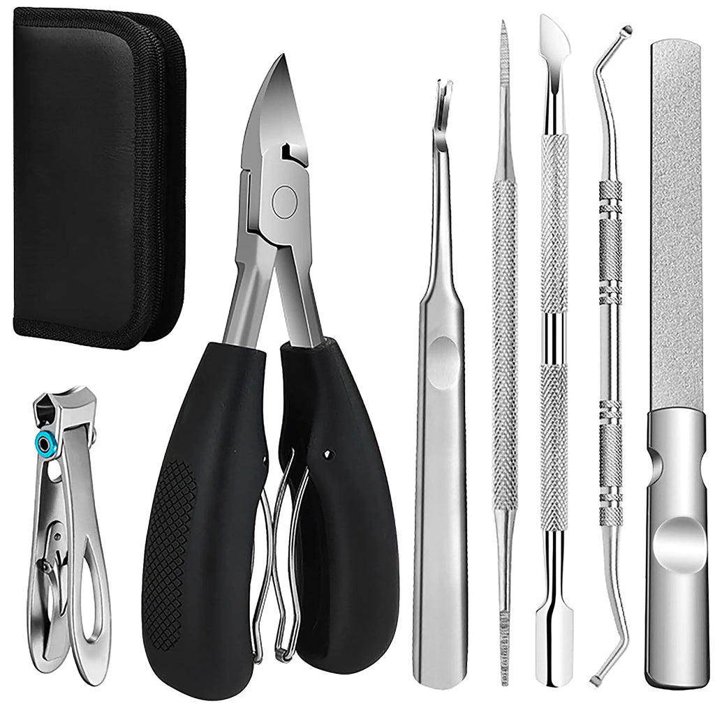 Nail Clipper for Seniors Thick Nails Ingrown Toenail Clipper Foot Pedicure Tools Treatment Kit Nail Clipper Podiatrist Kit