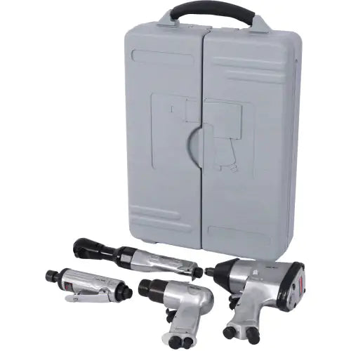 Air Tools & Accessories Kit, 71 Pieces, Impact Wrenches, Air Ratchets, Die Grinders, Air Hammers, Hose Fittings, Storage Boxes
