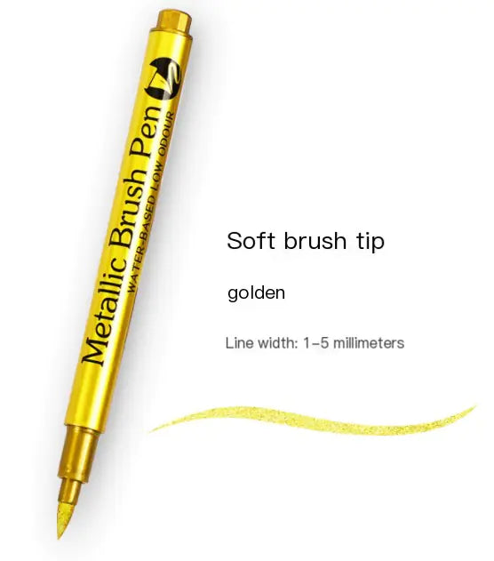 Metallic Color Craft Pen for DIY Painting and Signatures