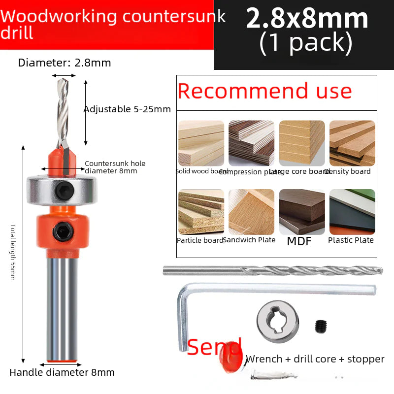 Heavy-Duty Round Hole Punch Tool for Woodworking