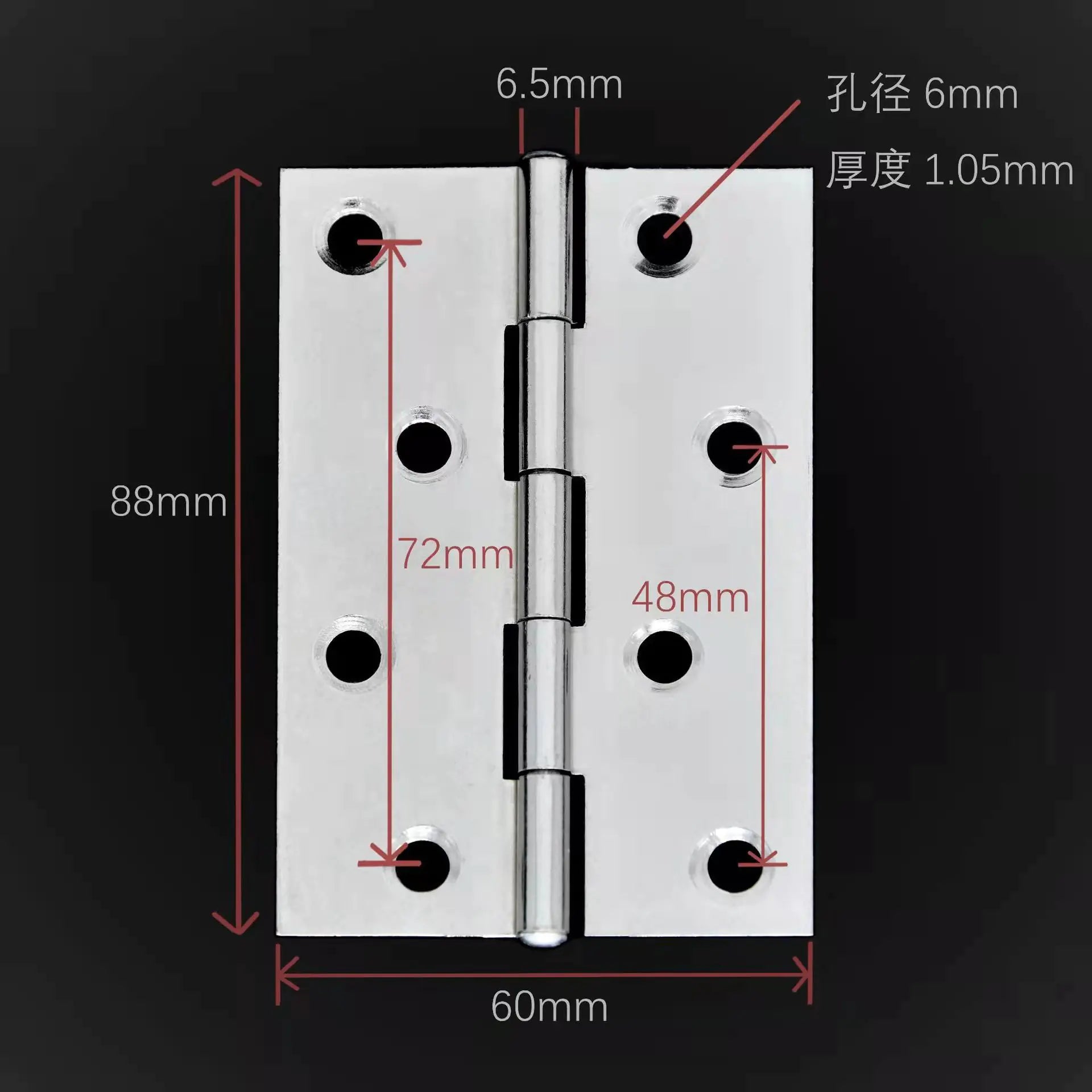 304 Stainless Steel Hinges for Doors - Wholesale