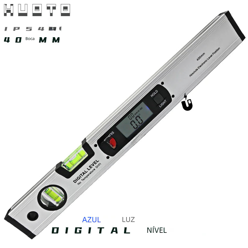 400mm Digital Level with Magnetic Base and Angle Measure