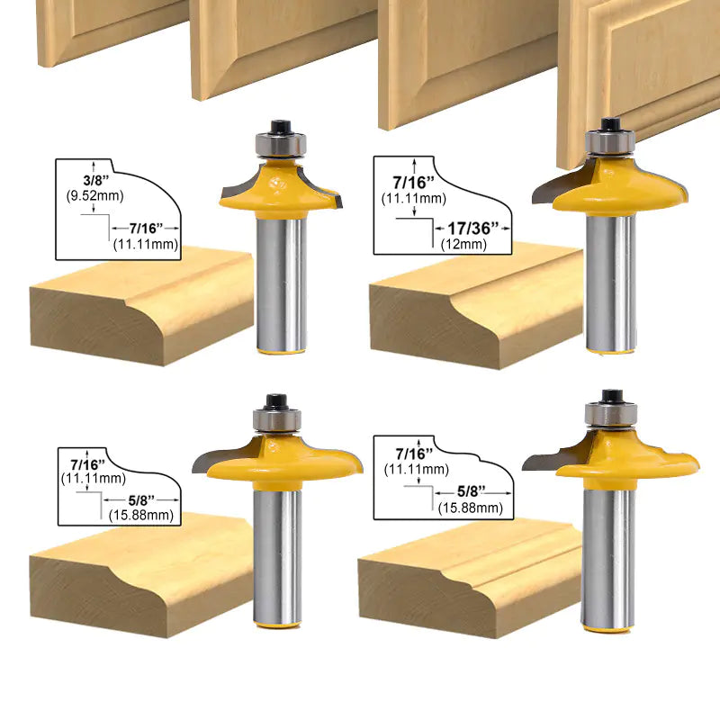 Yurico Router Bit Set for Woodworking Carving Tools