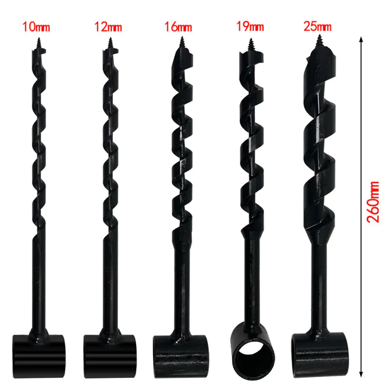 Manual Twist Drill Bit 25mm for Outdoor Woodworking