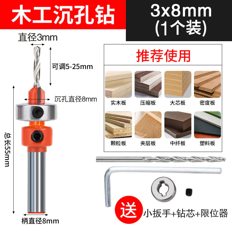Heavy-Duty Round Hole Punch Tool for Woodworking