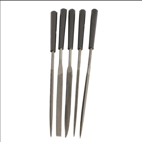 5-Piece Needle File Set for Carving Tools