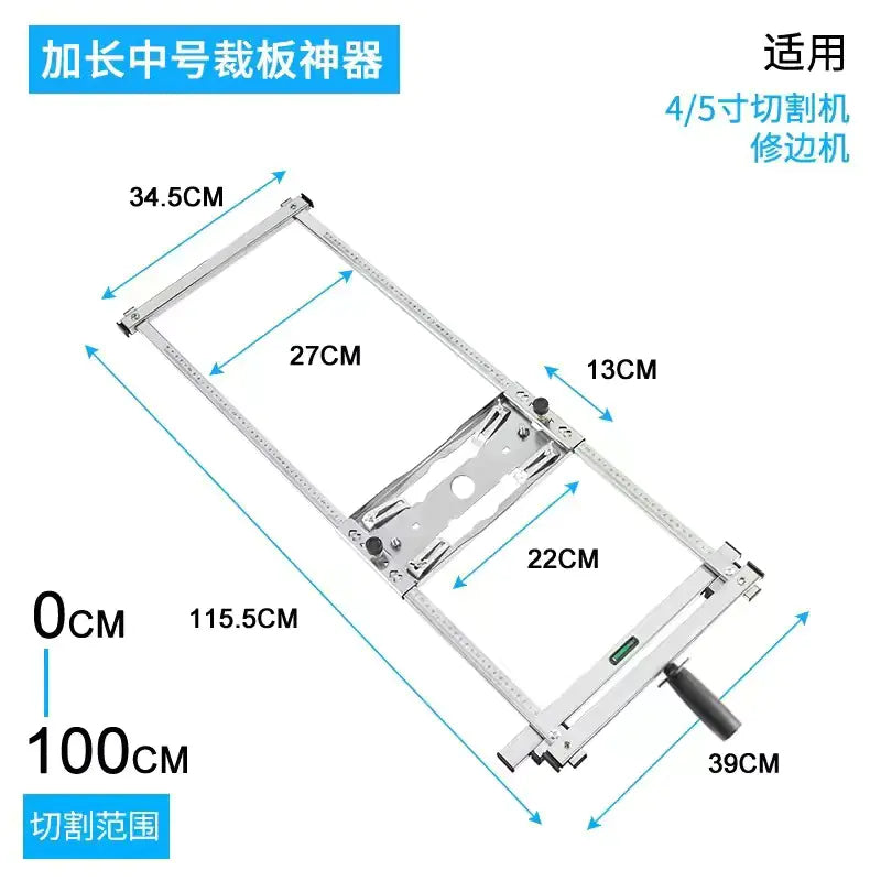 Multifunctional Marble Cutting Saw with Base Support