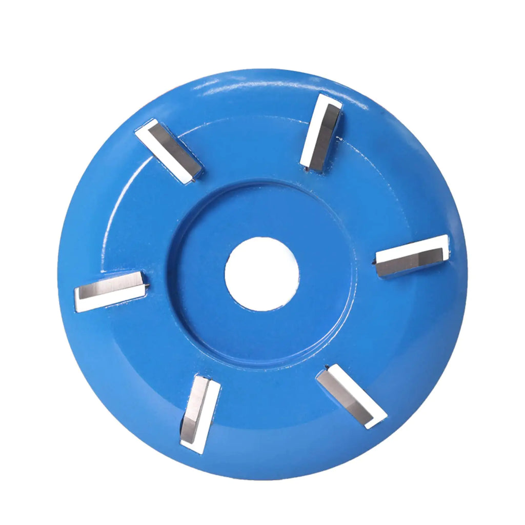 Hoof Trimming DiscProfessional Electric Hoof Repair ToolWood Turbo Carving Disc6/8 Teeth Metal Hoof Trimming Cutter for Horses Goats Cow Foot Trimmer Woodcarving Table Woodworking (Blue 6 Teeth)