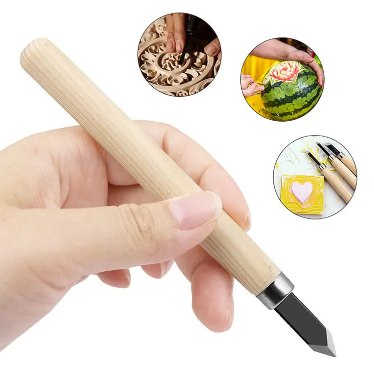 12pcs Carving Tools for DIY Woodworking and Stamping