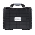 Tactical45 Hard Case with Foam - 16 x 13 x 7in Hard Shell Waterproof Storage Case with Pluck Padding Protective Latching Suitcase for Rifles Cameras Handguns Drones Guitars and Electronics